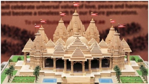 അബുദാബിയിലെ ആദ്യ ഹൈന്ദവ ക്ഷേത്രത്തിന് നാളെ തറക്കല്ലിടും ; എഴുന്നൂറു കോടി ചിലവില്‍ നിര്‍മ്മിക്കുന്ന ക്ഷേത്രം 2020ല്‍ പൂര്‍ത്തിയാക്കും