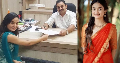 ഈ കോളജ് ഞാന്‍ ഇങ്ങെടുക്കുവാ..; അച്ഛന്‍ പഠിച്ച കോളജില്‍ അഡ്മിഷന്‍ എടുത്ത് മീനാക്ഷി