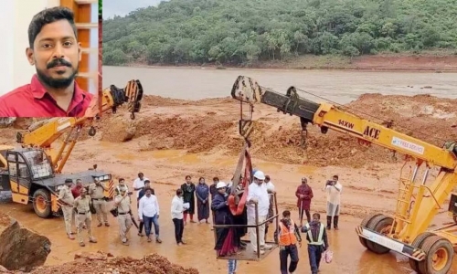 മണ്ണിടിച്ചിലില്‍ കാണാതായ സ്ത്രീയുടെ മൃതദേഹം കണ്ടെത്തി; അര്‍ജുന് വേണ്ടിയുള്ള തിരച്ചില്‍ ഇന്ന് നദിയിലേക്ക്