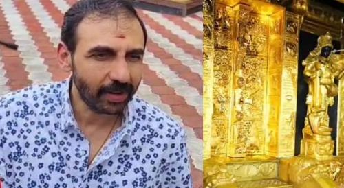 തന്റെ കൈവശം ലഭിച്ചത് ചെമ്പ് തകിട് ; ദേവസ്വം വിജിലന്‍സിന്റെ ചോദ്യം ചെയ്യലിലും ആരോപണങ്ങളെല്ലാം നിഷേധിച്ച് ഉണ്ണികൃഷ്ണന്‍ പോറ്റി