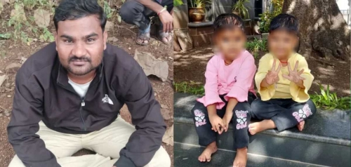 ഭാര്യ വഴക്കിട്ട് സ്വന്തം വീട്ടിലേക്ക് പോയി; ഇരട്ടക്കുഞ്ഞുങ്ങളെ കഴുത്തറുത്ത് കൊന്ന് സ്റ്റേഷനില്‍ കീഴടങ്ങി പിതാവ്